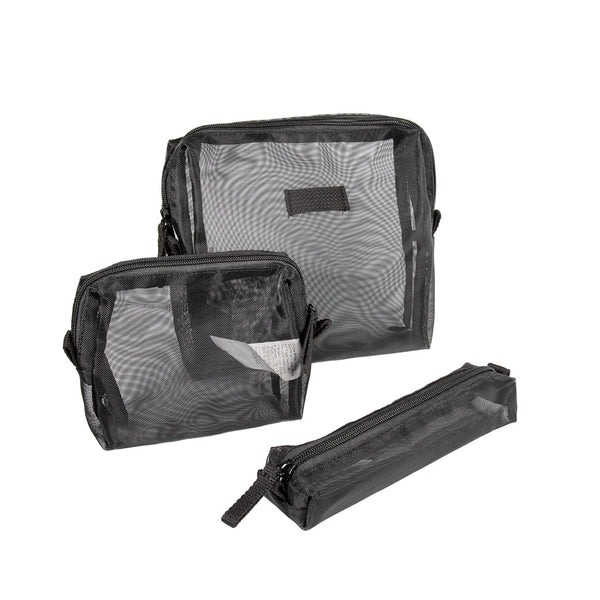 MINISO 3-Piece Storage Bag Tas Kosmetik Set Tas Perlengkapan Mandi Tahan Lama