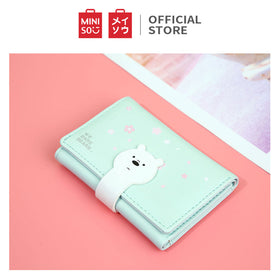MINISO Dompet Wanita Kecil Lipat 3 Kali Tas