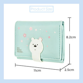 MINISO Dompet Wanita Kecil Lipat 3 Kali Tas