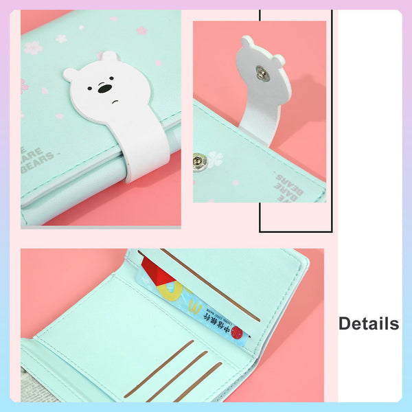MINISO Dompet Wanita Kecil Lipat 3 Kali Tas