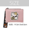 MINISO Dompet Lipat Pendek Two-Fold Kecil Wanita  Ritsleting Kucing