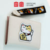 MINISO Dompet Lipat Pendek Two-Fold Kecil Wanita  Ritsleting Kucing