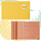 MINISO Dompet Lipat Pendek Kecil Two-Fold Wanita Cewek Motif Buah