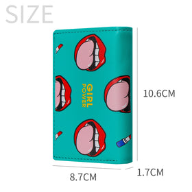 MINISO Dompet Lipat Pendek Kecil Three-Fold Wanita Cewek Girl Power