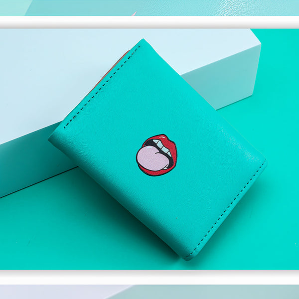 MINISO Dompet Lipat Pendek Kecil Three-Fold Wanita Cewek Girl Power