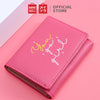 MINISO Dompet Lipat Pendek Kecil Three-Fold Wanita Cewek Girl Power