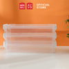 MINISO Kotak Penyimpanan 3 Two-layer Lapis Storage Box Serbaguna Multifungsi Transparan Plastik Premium Dengan Lock Kunci