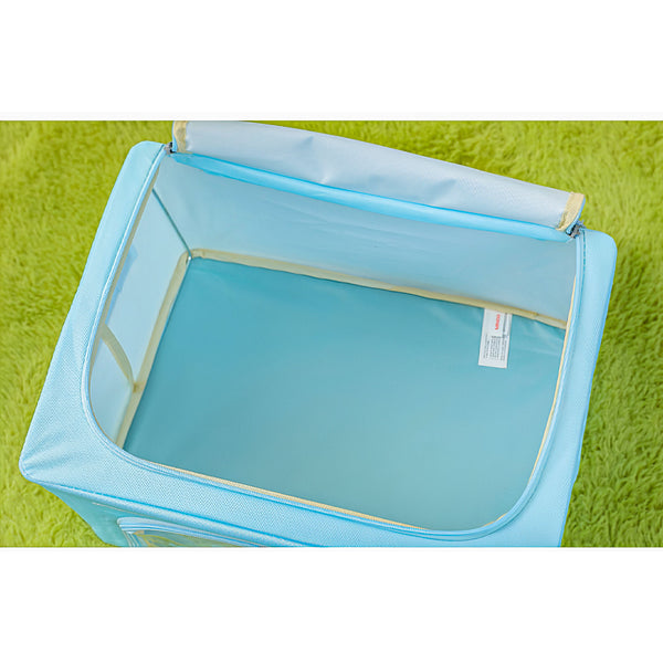 MINISO We Bare Bears Rak Box Kain Serbaguna Storage Kain Ritsleting 22L