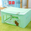 MINISO We Bare Bears Rak Box Kain Serbaguna Storage Kain Ritsleting 22L