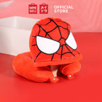 MINISO X MARVEL Bantal Leher Berbentuk U dengan Bantal Perjalanan Topi