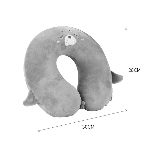 MINISO Bantal Tidur Leher Bantal Sandar Kepala Bentuk V Travel Neck Pillow
