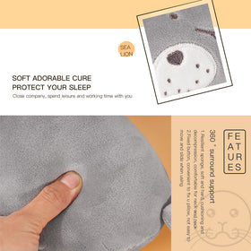 MINISO Bantal Tidur Leher Bantal Sandar Kepala Bentuk V Travel Neck Pillow