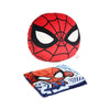 MINISO X Marvel Bantal Sofa Kursi Selimut 2 in 1 Lipat  Cushion Blanket 36x36cm Serbaguna Mobil Kantor Rumah Multifungsi Karakter Lembut Halus Empuk Spider-man Captain America