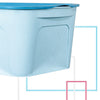 MINISO Kotak Penyimpanan Storage Box Baju Multifungsi Ukuran Sedang