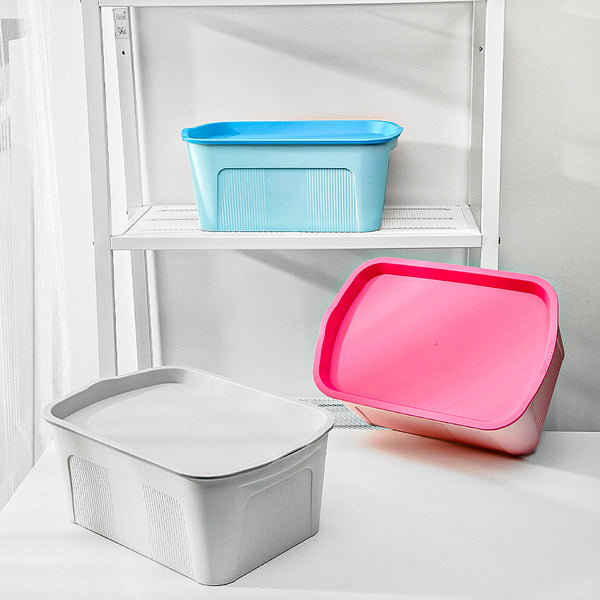 MINISO Kotak Penyimpanan Storage Box Baju Multifungsi Ukuran Sedang