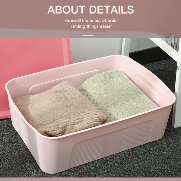 MINISO Kotak Penyimpanan Storage Box Baju Multifungsi Ukuran Sedang