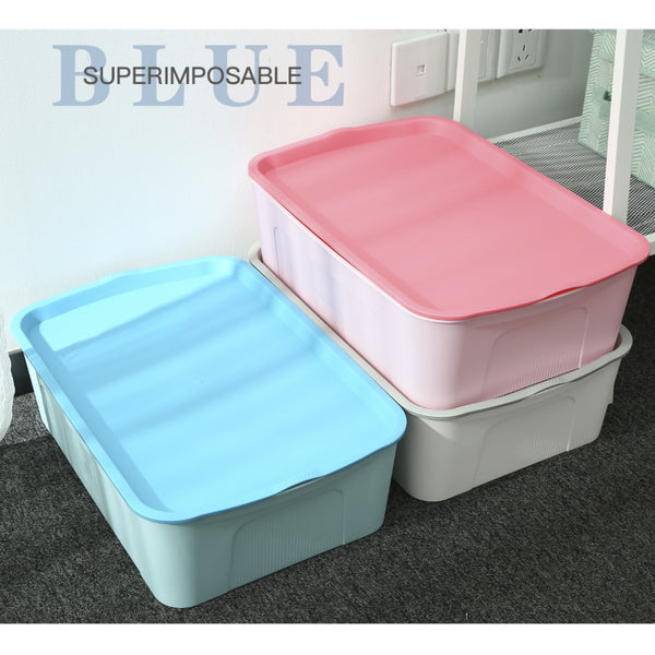 MINISO Kotak Penyimpanan Storage Box Baju Multifungsi Ukuran Sedang
