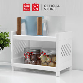 MINISO Rak Penyimpanan 2-Lapis