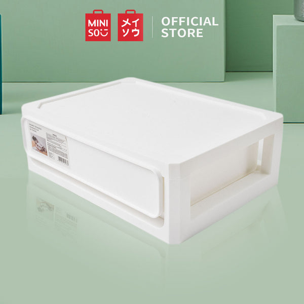MINISO 2 Tingkat Laci Organizer Penyimpanan Rumah Kantor