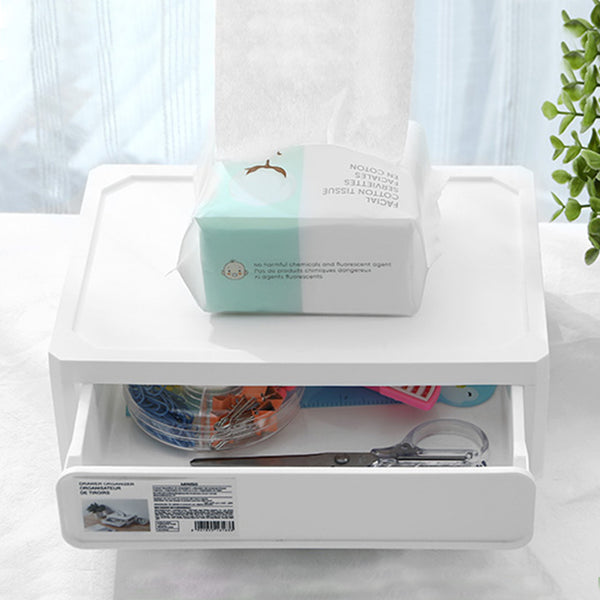 MINISO 2 Tingkat Laci Organizer Penyimpanan Rumah Kantor