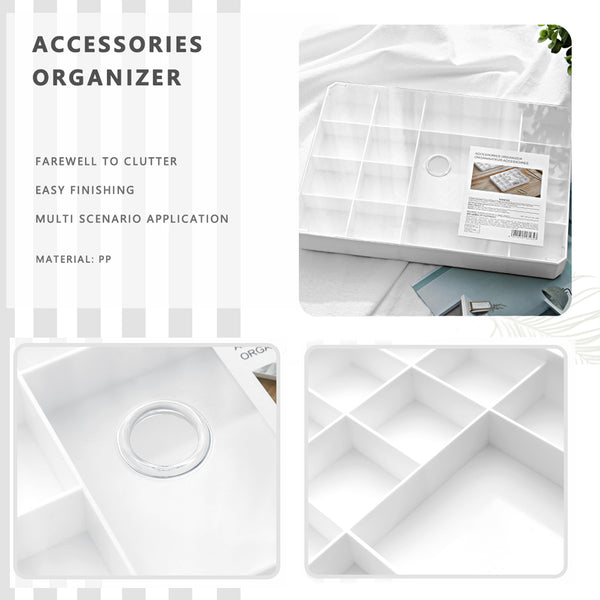 MINISO Kotak Penyimpanan Serbaguna Tempat Makeup Organizer Perhiasan