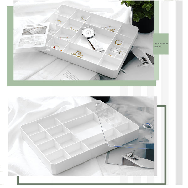 MINISO Kotak Penyimpanan Serbaguna Tempat Makeup Organizer Perhiasan