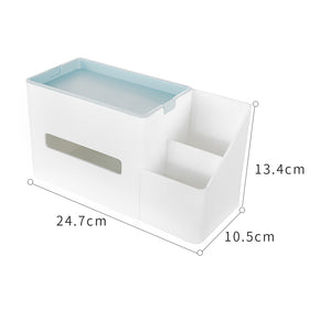 MINISO Kotak Tisu Serbaguna Multifungsi Multifunctional Tissue Box Rak Penyimpanan Barang Storage Susun Keranjang Rumah Kantor Kamar Mandi Ruang Tidur
