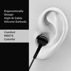 MINISO Earphone Kabel dengan Mic Earbuds in Ear Headphone Noise Cancelling Awet Headset Universal