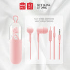 MINISO Earphone Kabel dengan Mic Earbuds in Ear Headphone Noise Cancelling Awet Headset Universal