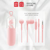 MINISO Earphone Kabel dengan Mic Earbuds in Ear Headphone Noise Cancelling Awet Headset Universal