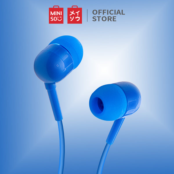 MINISO Earphone Kabel dengan Mic Earbuds in Ear Headphone Noise Cancelling Awet Headset Universal
