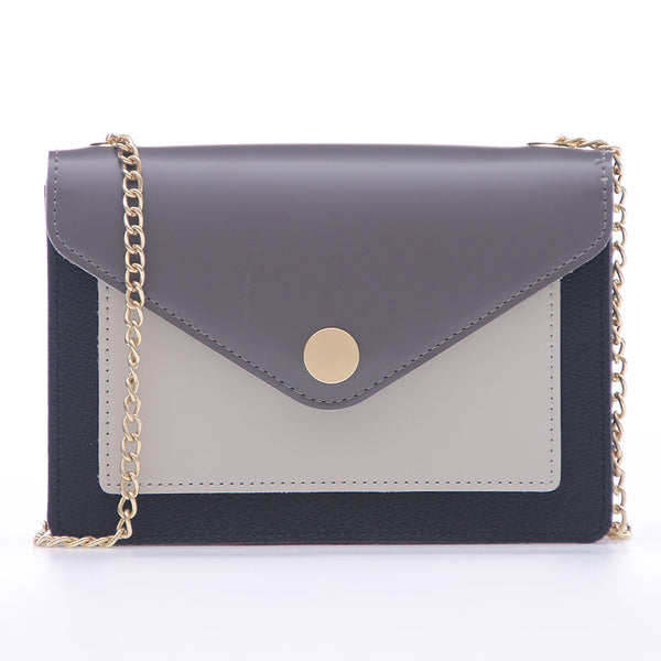 MINISO Tas Selempang Wanita Sling Bag Tas Bahu Kombinasi Warna Persegi Cewek Shoulder Pesta Crossbody Rantai Model Terbaru 2020 Import Wanita Remaja Anak Perempuan Kekinian Kasual Casual Polos Simple Asli Mini Fashion Style Elegan Original Korea Tali