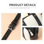 MINISO Tas Selempang Wanita Sling Bag Tas Bahu Kombinasi Warna Vintage