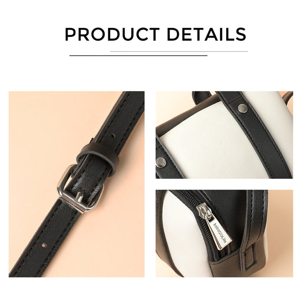 MINISO Tas Selempang Wanita Sling Bag Tas Bahu Kombinasi Warna Vintage