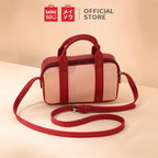 MINISO Tas Selempang Wanita Sling Bag Tas Bahu Kombinasi Warna Vintage