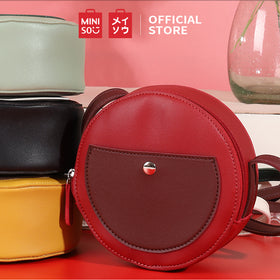 Miniso Tas Bahu Tas Selempang Bulat Fashion