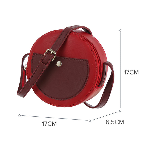 Miniso Tas Bahu Tas Selempang Bulat Fashion