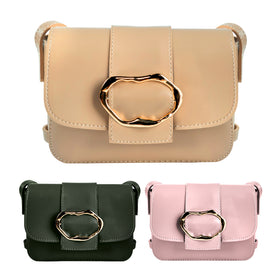 MINISO Tas Selempang Wanita Sling Bag Tas Bahu Hardware Decoration