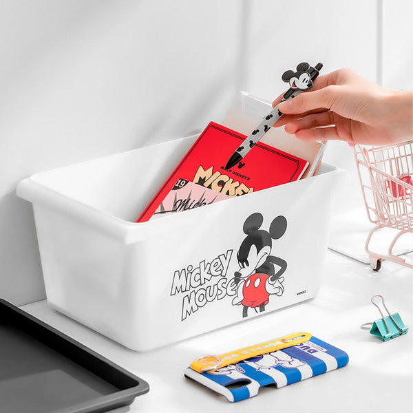 MINISO X Mickey Mouse Kotak Penyimpanan Dengan Penutup Multifungsi