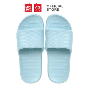 MINISO Sandal Kamar Mandi Sendal Selop Wanita Lembut Motif Sarang Madu