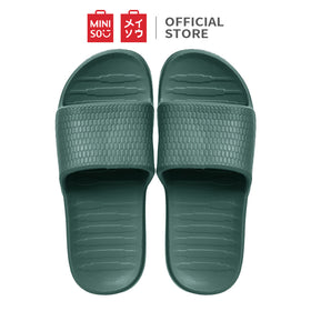 MINISO Sandal Kamar Mandi Sendal Selop Pria Lembut Motif Sarang Madu