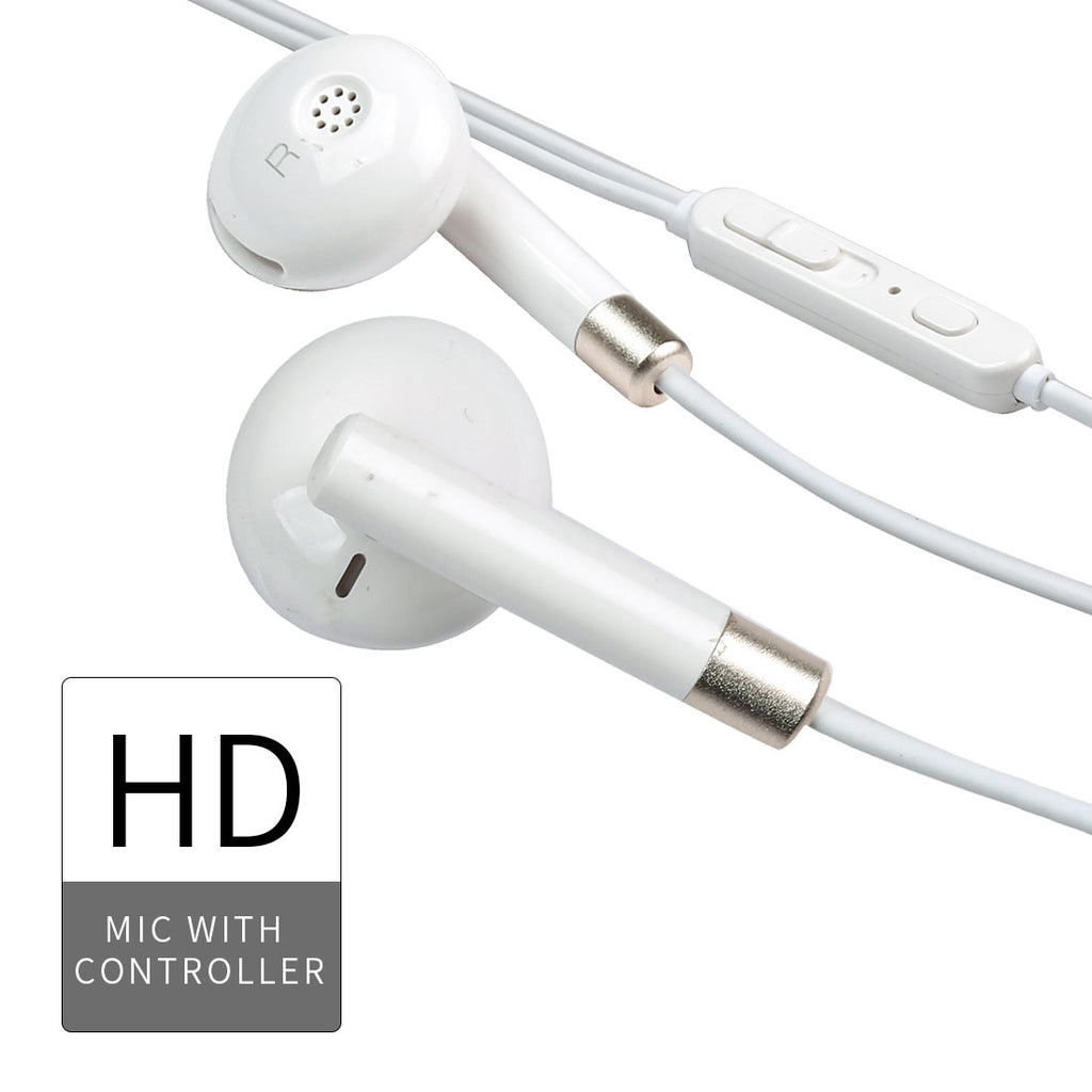 MINISO Headset Earphone Headphone Kabel Control Mic Microphone Earbuds In Ear