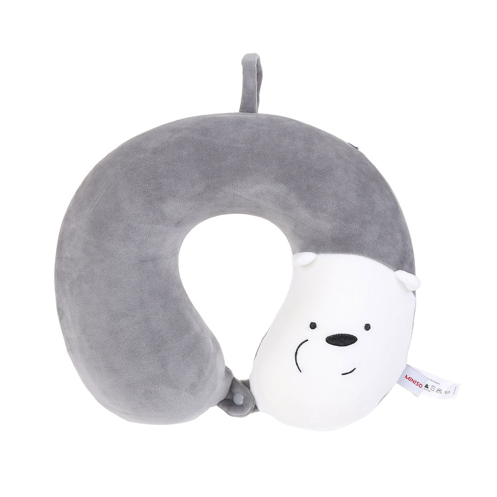 MINISO We Bare Bears- Memory Foam U-shaped Pillow /Bantal Travel