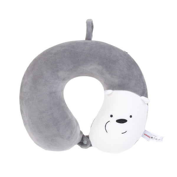 MINISO We Bare Bears- Memory Foam U-shaped Pillow /Bantal Travel