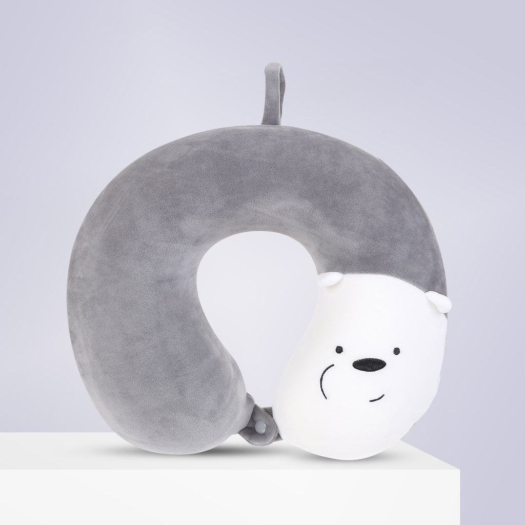 MINISO We Bare Bears- Memory Foam U-shaped Pillow /Bantal Travel