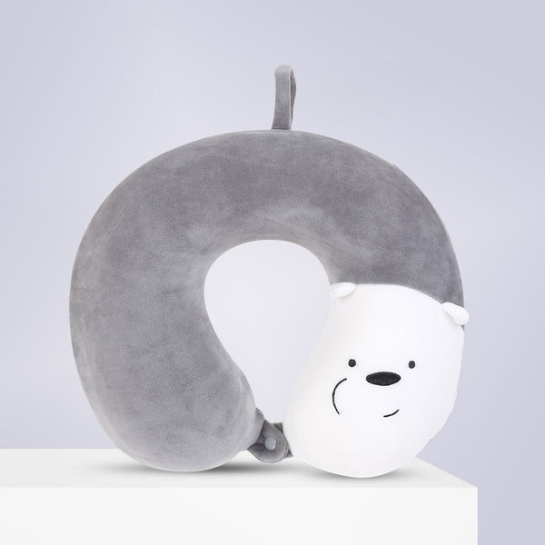 MINISO We Bare Bears- Memory Foam U-shaped Pillow /Bantal Travel
