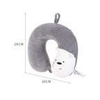 MINISO We Bare Bears- Memory Foam U-shaped Pillow /Bantal Travel