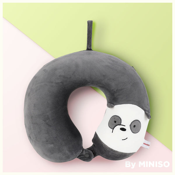 MINISO We Bare Bears- Memory Foam U-shaped Pillow /Bantal Travel