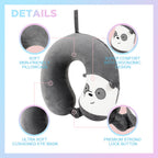 MINISO We Bare Bears- Memory Foam U-shaped Pillow /Bantal Travel