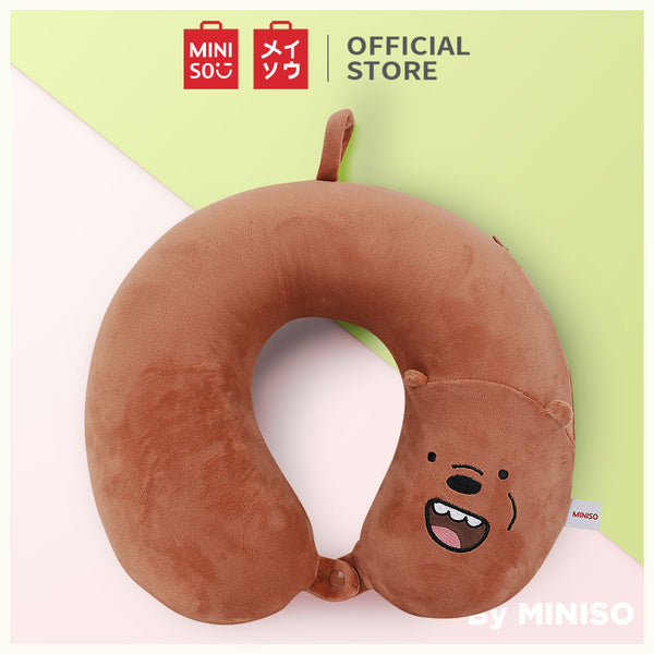 MINISO We Bare Bears- Memory Foam U-shaped Pillow /Bantal Travel